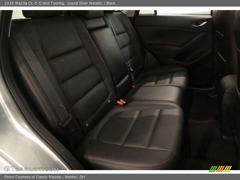 Liquid Silver Metallic / Black 2015 Mazda CX-5 Grand Touring