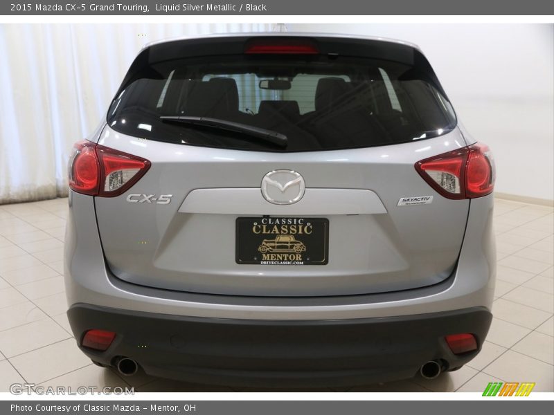 Liquid Silver Metallic / Black 2015 Mazda CX-5 Grand Touring