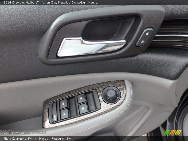 Ashen Gray Metallic / Cocoa/Light Neutral 2014 Chevrolet Malibu LT