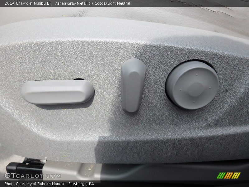 Ashen Gray Metallic / Cocoa/Light Neutral 2014 Chevrolet Malibu LT