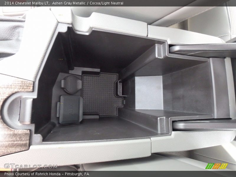 Ashen Gray Metallic / Cocoa/Light Neutral 2014 Chevrolet Malibu LT