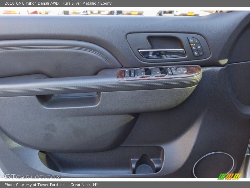 Pure Silver Metallic / Ebony 2010 GMC Yukon Denali AWD