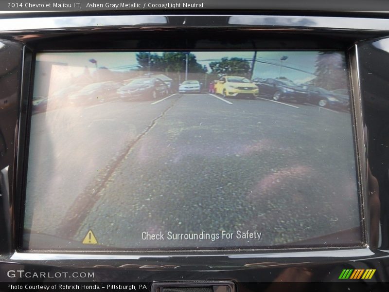 Ashen Gray Metallic / Cocoa/Light Neutral 2014 Chevrolet Malibu LT