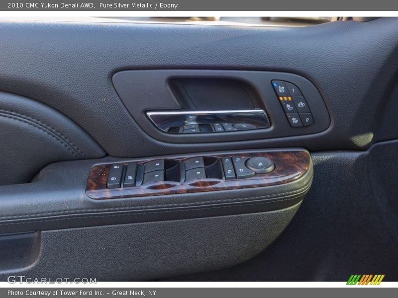 Pure Silver Metallic / Ebony 2010 GMC Yukon Denali AWD