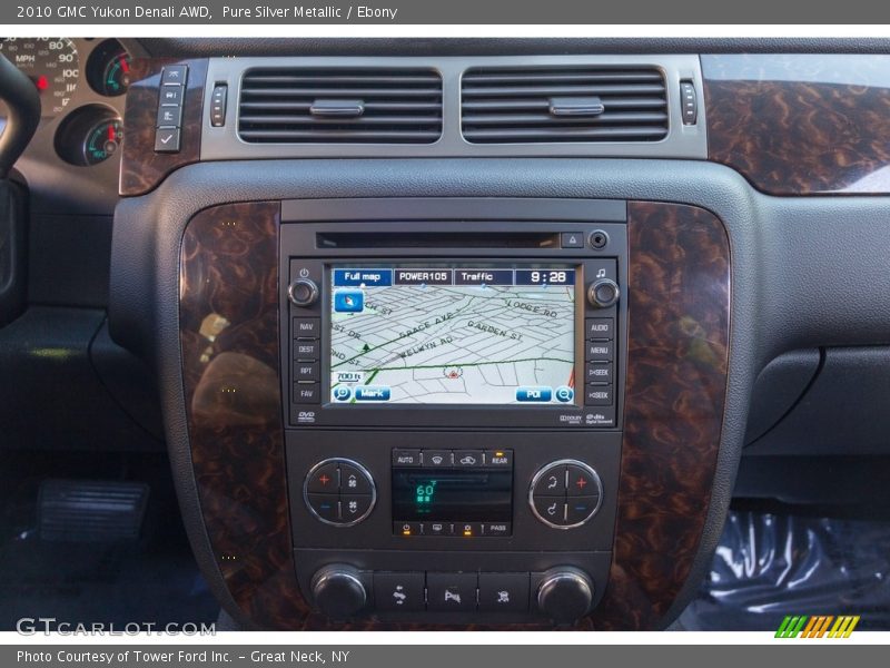 Pure Silver Metallic / Ebony 2010 GMC Yukon Denali AWD