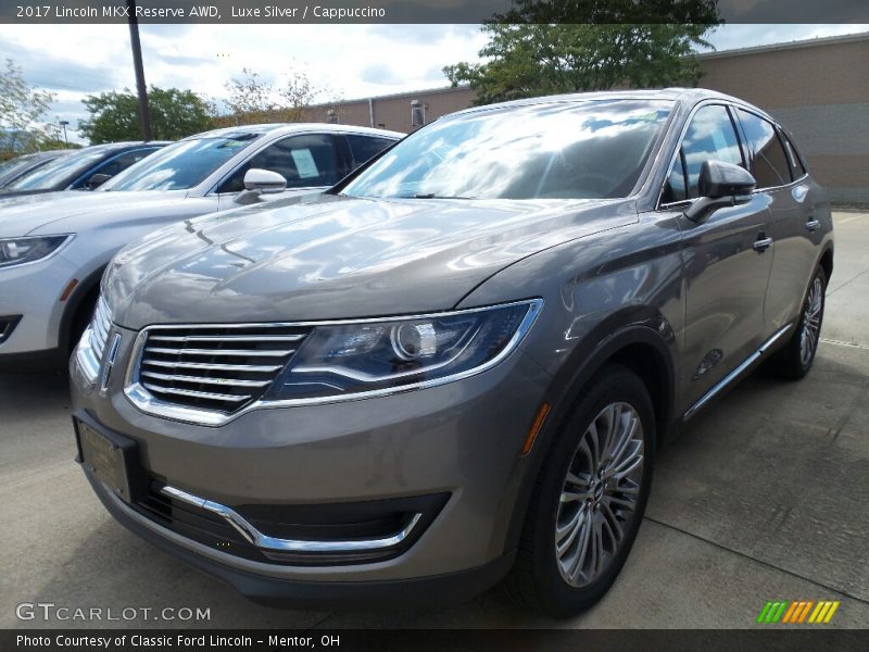 Luxe Silver / Cappuccino 2017 Lincoln MKX Reserve AWD