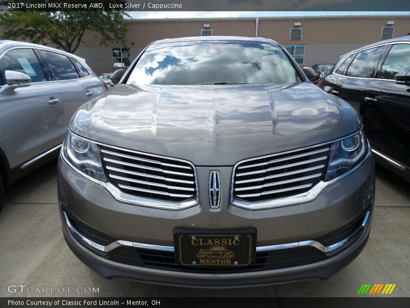 Luxe Silver / Cappuccino 2017 Lincoln MKX Reserve AWD