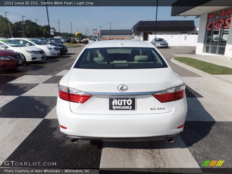 Starfire White Pearl / Light Gray 2013 Lexus ES 350