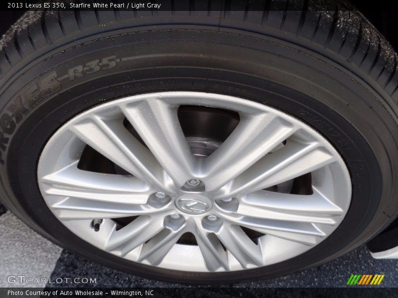 Starfire White Pearl / Light Gray 2013 Lexus ES 350