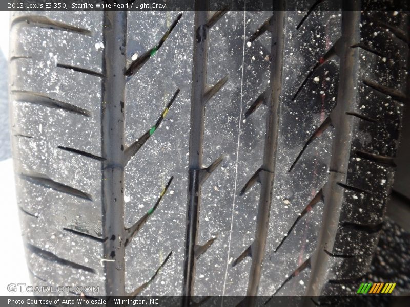 Starfire White Pearl / Light Gray 2013 Lexus ES 350