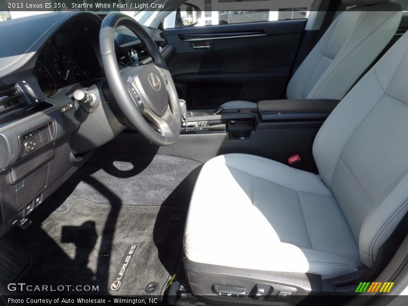 Starfire White Pearl / Light Gray 2013 Lexus ES 350