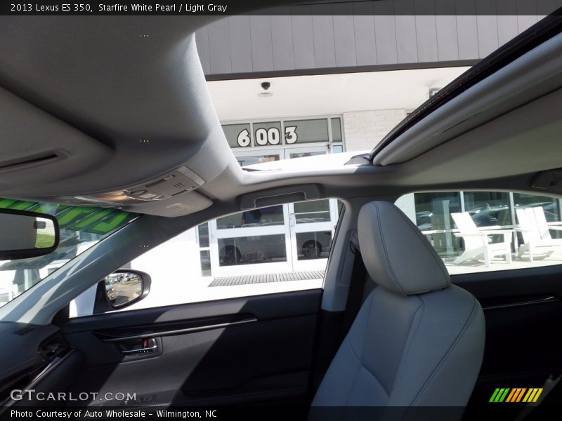 Starfire White Pearl / Light Gray 2013 Lexus ES 350