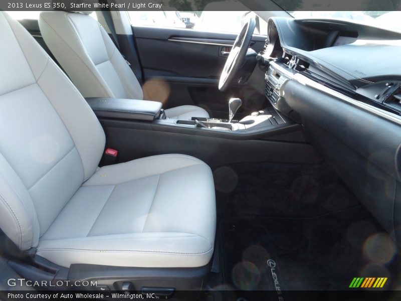 Starfire White Pearl / Light Gray 2013 Lexus ES 350