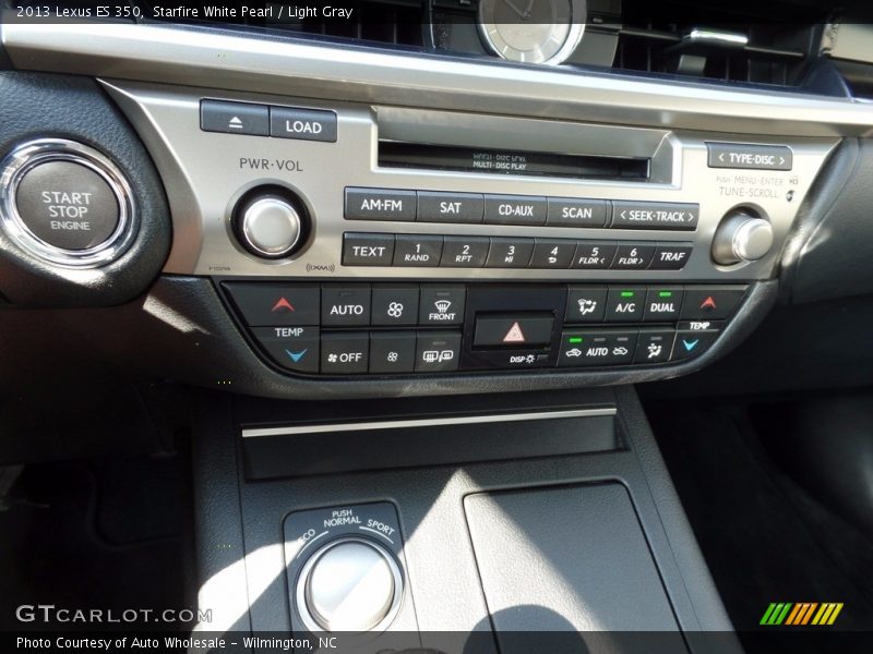 Starfire White Pearl / Light Gray 2013 Lexus ES 350