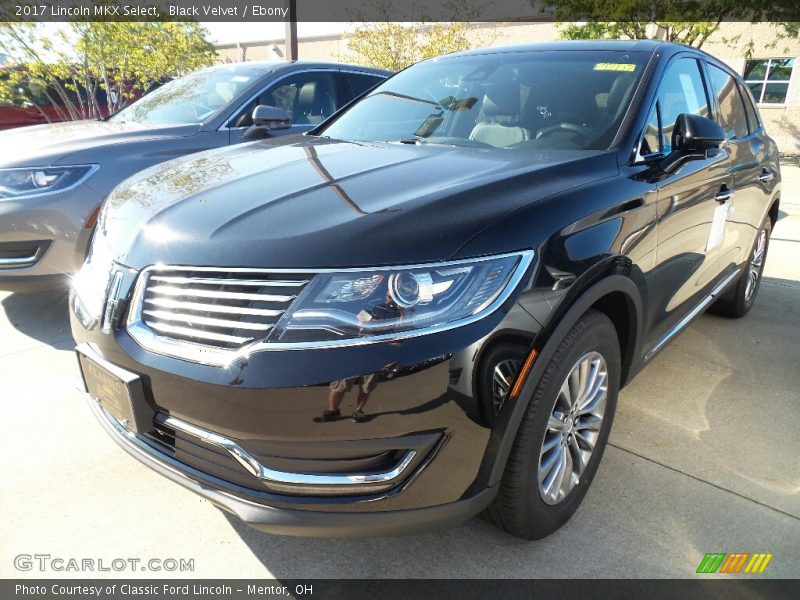 Black Velvet / Ebony 2017 Lincoln MKX Select