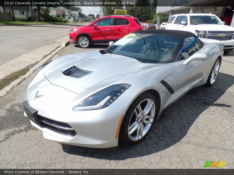 Blade Silver Metallic / Jet Black 2016 Chevrolet Corvette Stingray Convertible