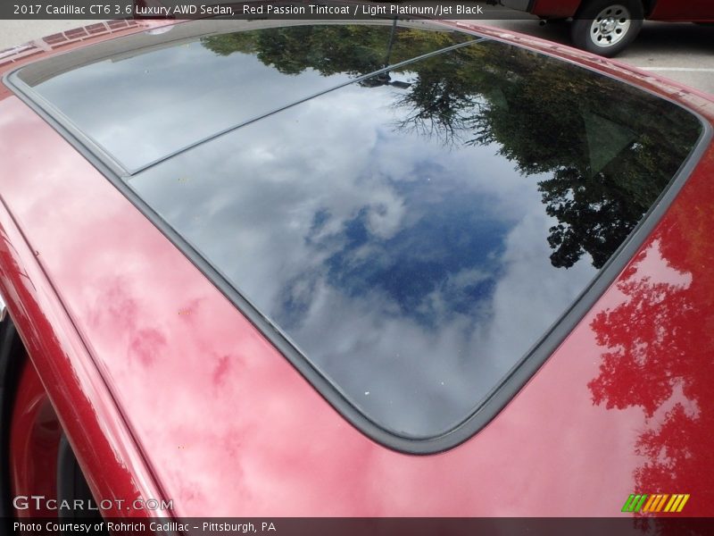 Red Passion Tintcoat / Light Platinum/Jet Black 2017 Cadillac CT6 3.6 Luxury AWD Sedan