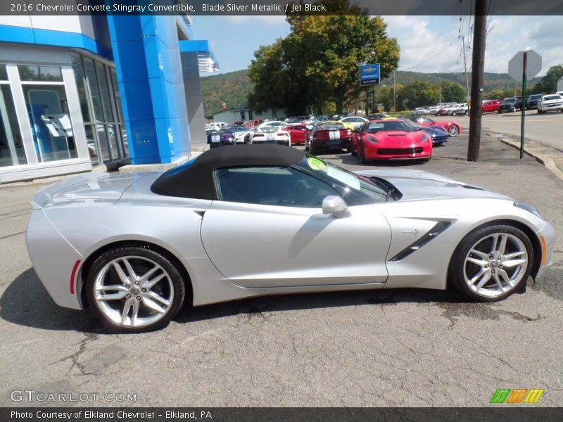 Blade Silver Metallic / Jet Black 2016 Chevrolet Corvette Stingray Convertible