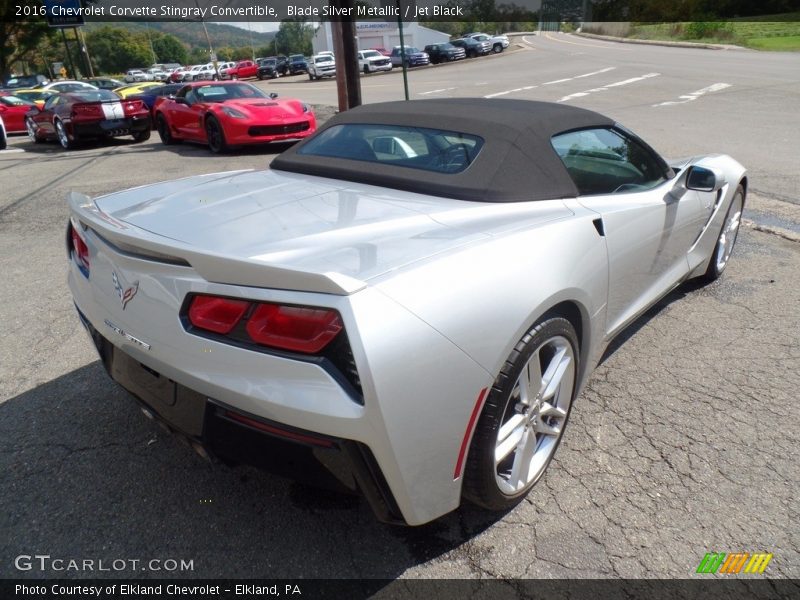 Blade Silver Metallic / Jet Black 2016 Chevrolet Corvette Stingray Convertible