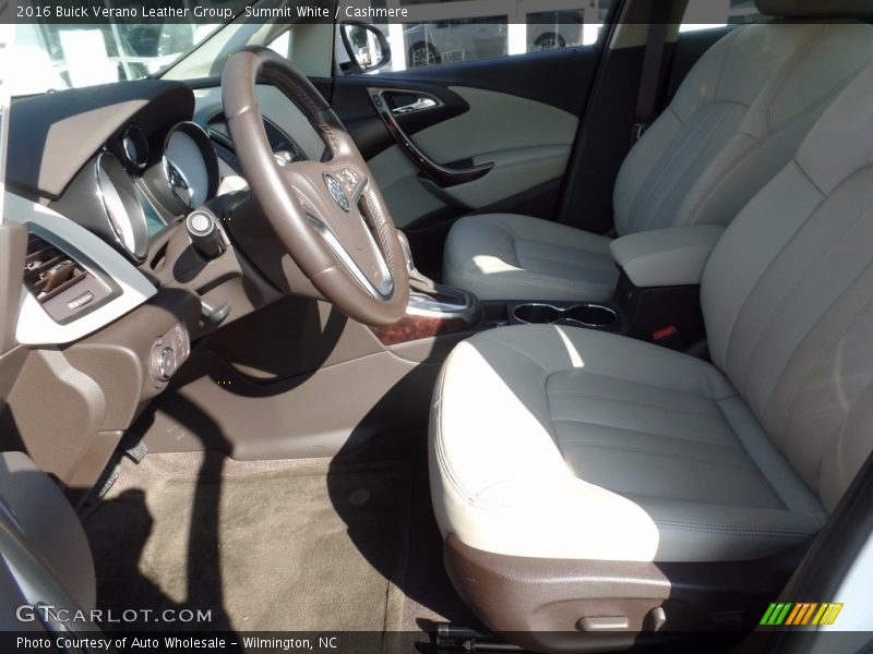 Summit White / Cashmere 2016 Buick Verano Leather Group