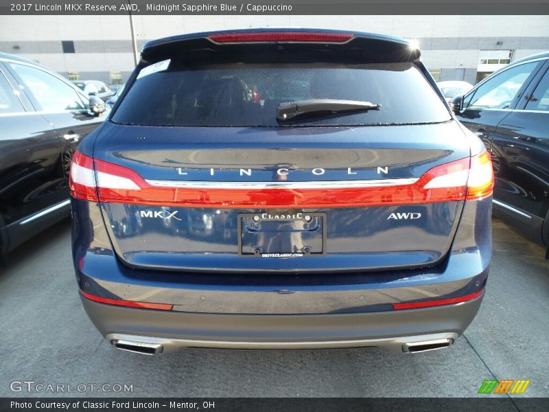 Midnight Sapphire Blue / Cappuccino 2017 Lincoln MKX Reserve AWD