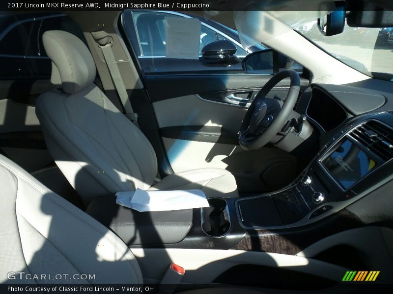 Midnight Sapphire Blue / Cappuccino 2017 Lincoln MKX Reserve AWD