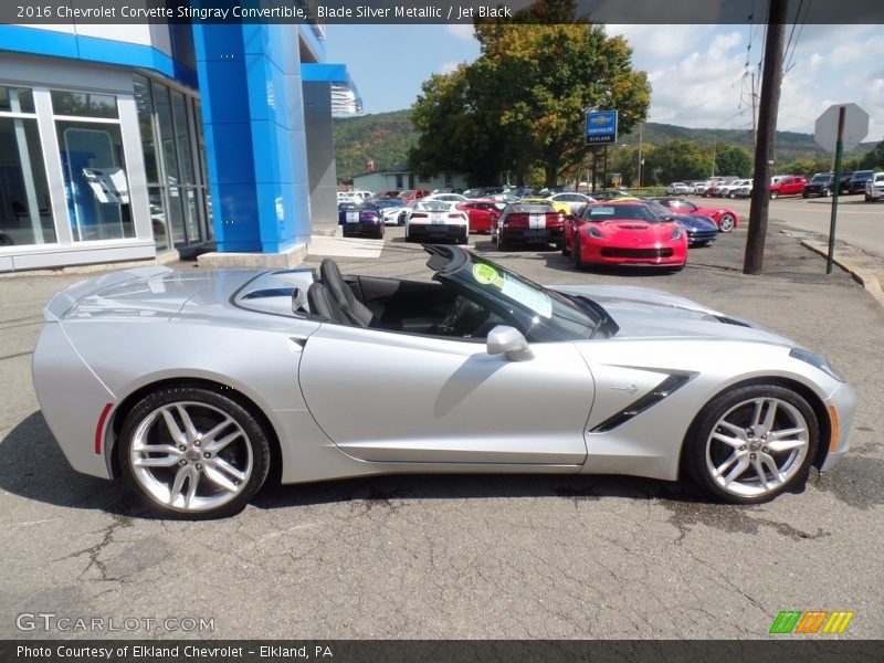 Blade Silver Metallic / Jet Black 2016 Chevrolet Corvette Stingray Convertible