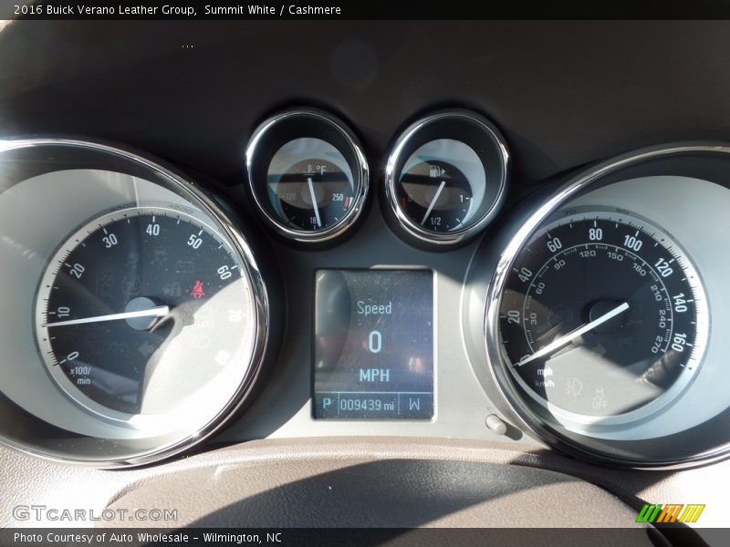 Summit White / Cashmere 2016 Buick Verano Leather Group