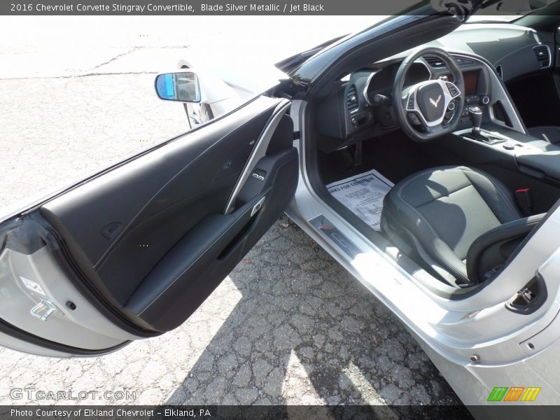 Blade Silver Metallic / Jet Black 2016 Chevrolet Corvette Stingray Convertible