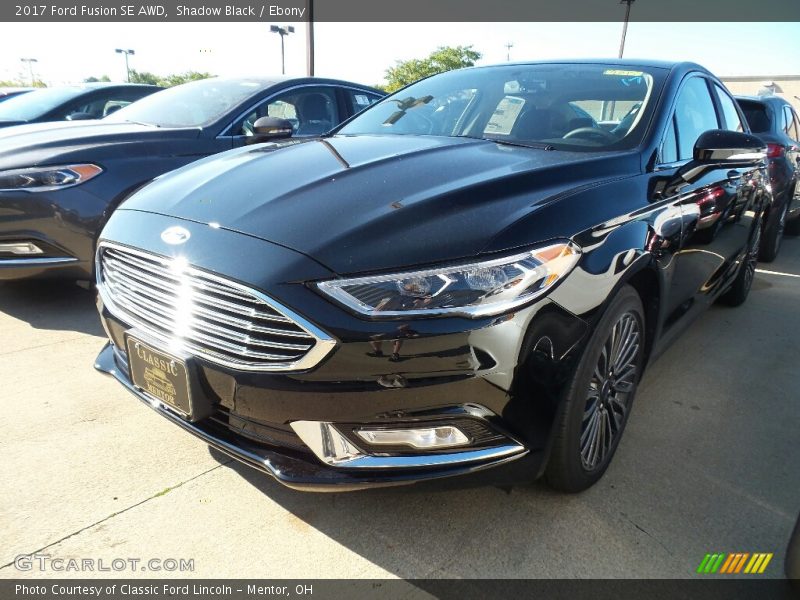 Shadow Black / Ebony 2017 Ford Fusion SE AWD
