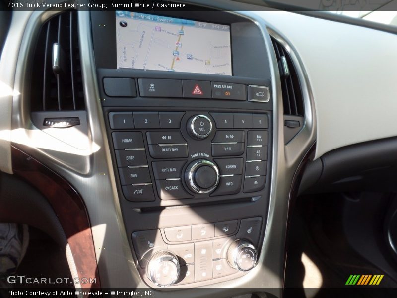 Summit White / Cashmere 2016 Buick Verano Leather Group
