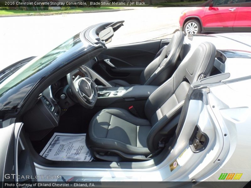 Blade Silver Metallic / Jet Black 2016 Chevrolet Corvette Stingray Convertible