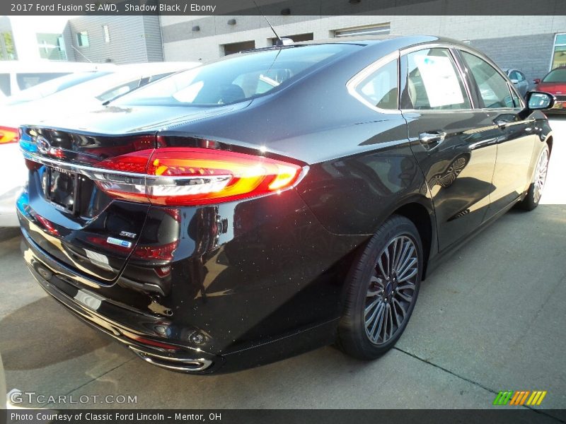 Shadow Black / Ebony 2017 Ford Fusion SE AWD