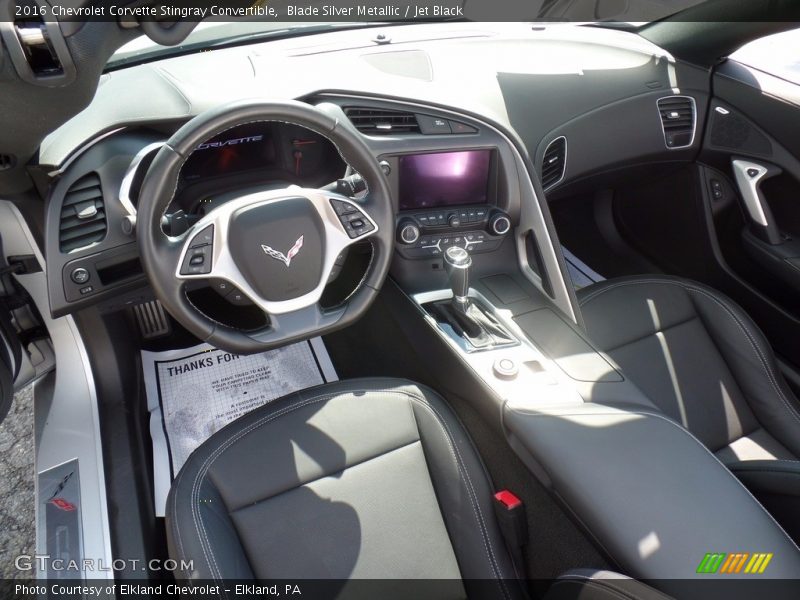 Blade Silver Metallic / Jet Black 2016 Chevrolet Corvette Stingray Convertible