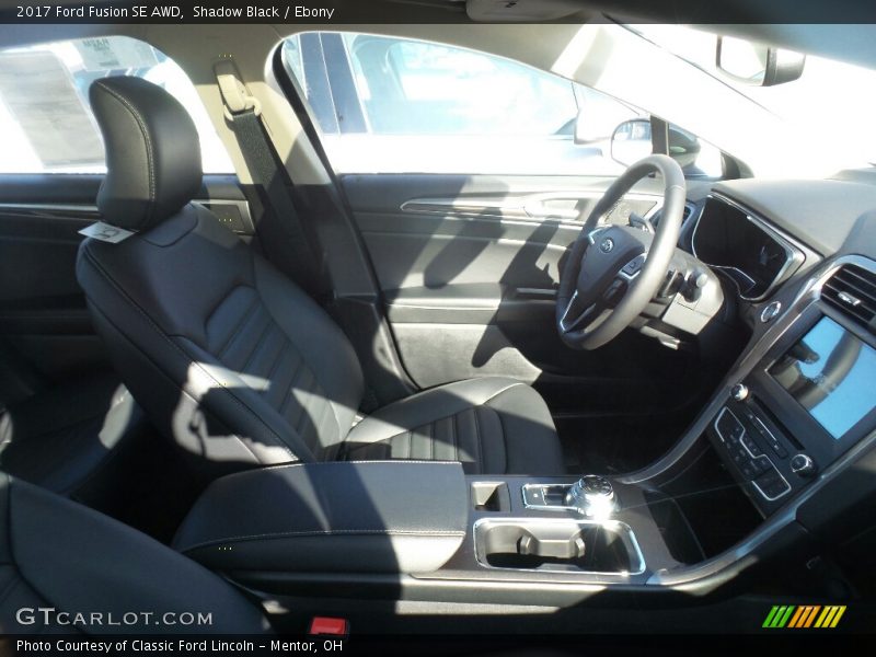 Shadow Black / Ebony 2017 Ford Fusion SE AWD