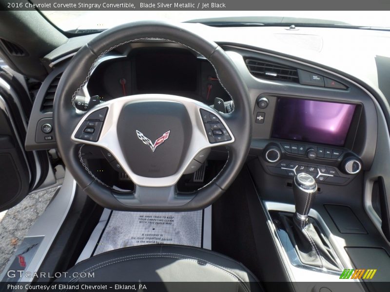Blade Silver Metallic / Jet Black 2016 Chevrolet Corvette Stingray Convertible