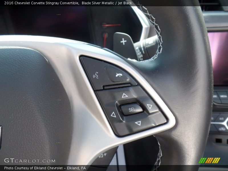Blade Silver Metallic / Jet Black 2016 Chevrolet Corvette Stingray Convertible