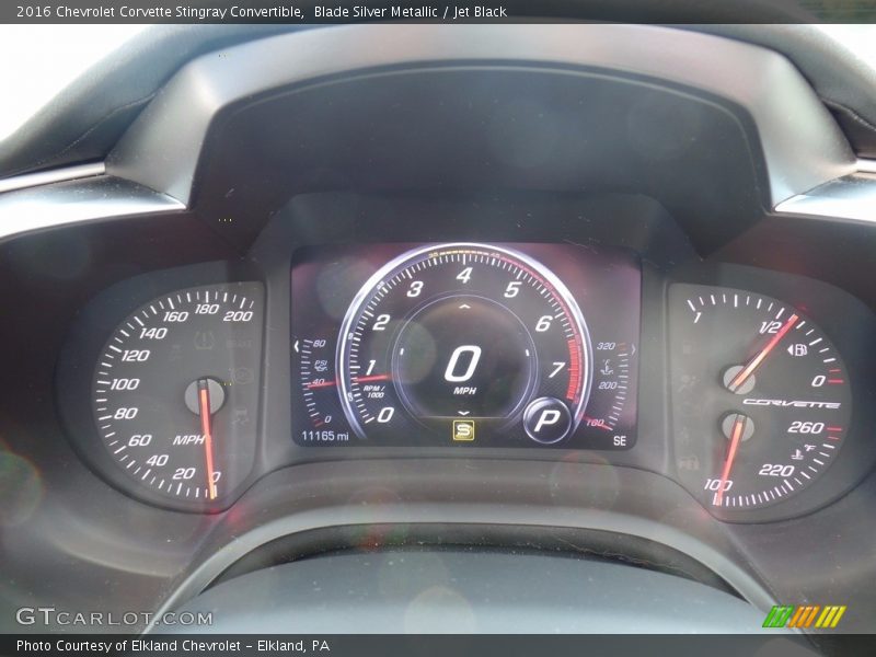 Blade Silver Metallic / Jet Black 2016 Chevrolet Corvette Stingray Convertible