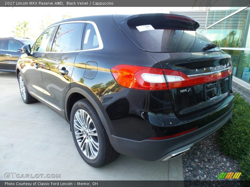 Black Velvet / Cappuccino 2017 Lincoln MKX Reserve AWD