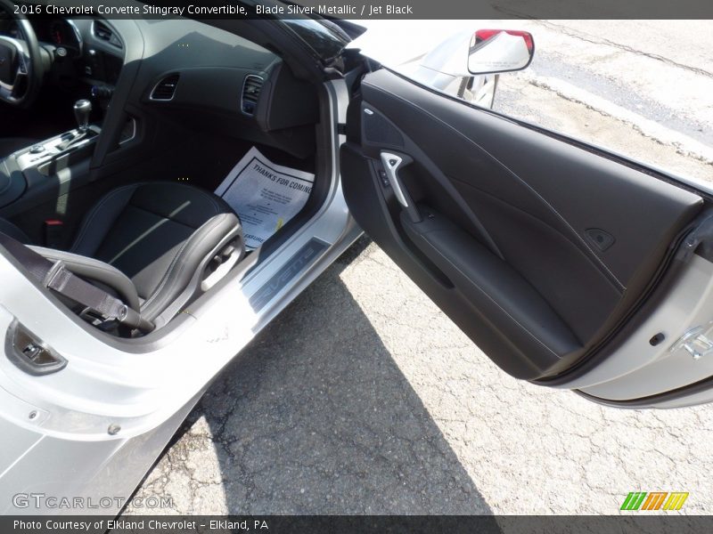 Blade Silver Metallic / Jet Black 2016 Chevrolet Corvette Stingray Convertible