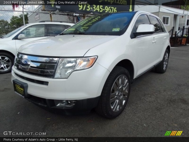 Sterling Grey Metallic / Camel 2009 Ford Edge Limited AWD