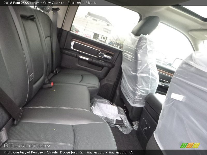 Pearl White / Black 2018 Ram 2500 Laramie Crew Cab 4x4
