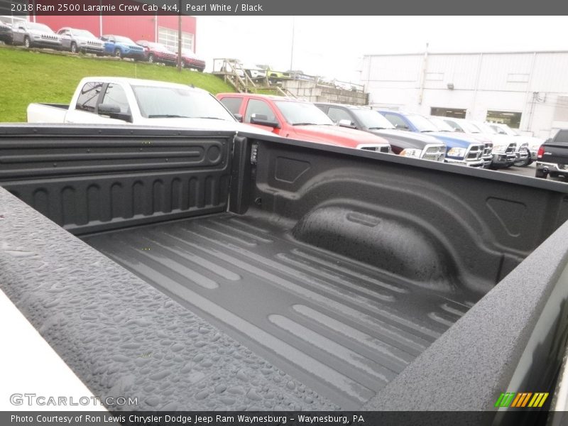 Pearl White / Black 2018 Ram 2500 Laramie Crew Cab 4x4