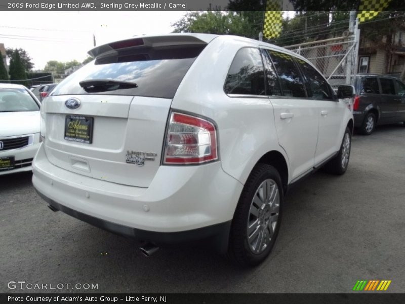 Sterling Grey Metallic / Camel 2009 Ford Edge Limited AWD