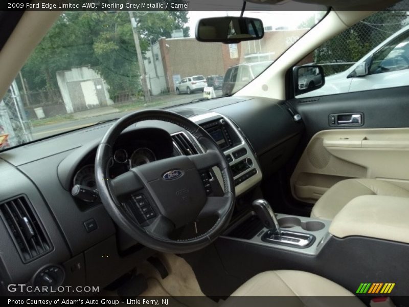 Sterling Grey Metallic / Camel 2009 Ford Edge Limited AWD