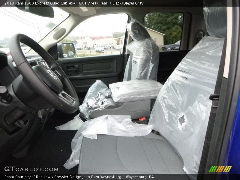 Front Seat of 2018 1500 Express Quad Cab 4x4