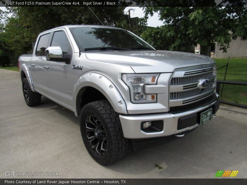 Ingot Silver / Black 2017 Ford F150 Platinum SuperCrew 4x4