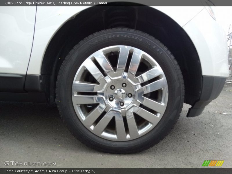 Sterling Grey Metallic / Camel 2009 Ford Edge Limited AWD