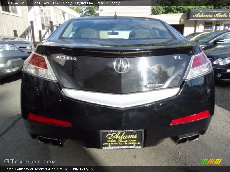 Crystal Black Pearl / Ebony 2010 Acura TL 3.7 SH-AWD Technology