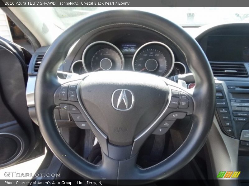 Crystal Black Pearl / Ebony 2010 Acura TL 3.7 SH-AWD Technology